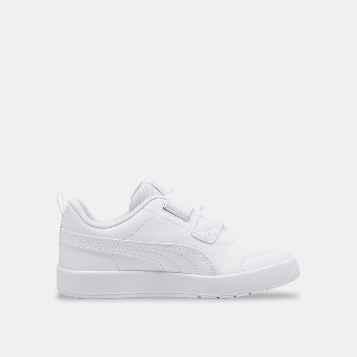 PUMA Kids' Courtflex V3 Velcro Shoes White image number 2