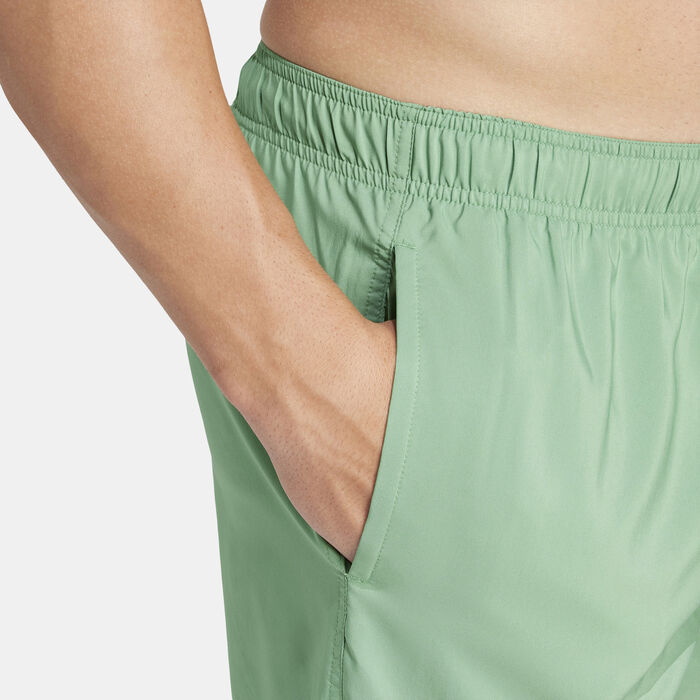 adidas Men's Solid CLX Swimming Shorts White adidas Men's Solid CLX Swimming Shorts White image number 4