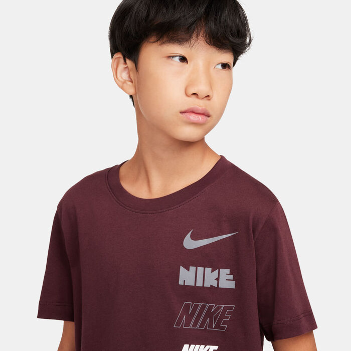 Nike Kids' Sportswear T-Shirt Maroon Nike Kids' Sportswear T-Shirt Maroon image number 3