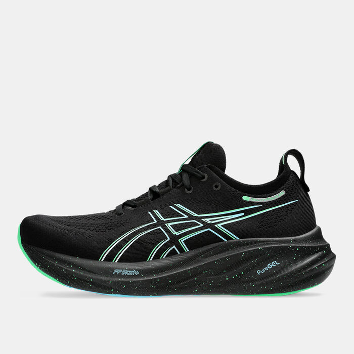 ASICS Men's GEL-NIMBUS 26 Running Shoes Black ASICS Men's GEL-NIMBUS 26 Running Shoes Black image number 1