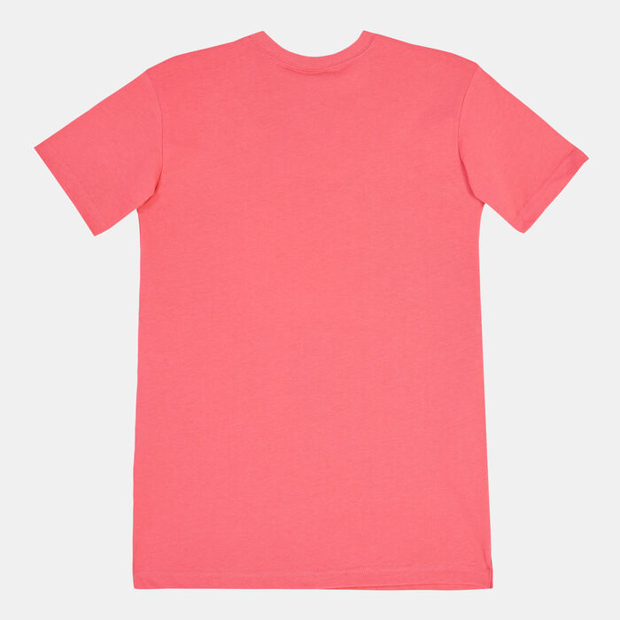 Nike Kids' Sportswear T-Shirt Dress Pink image number 1