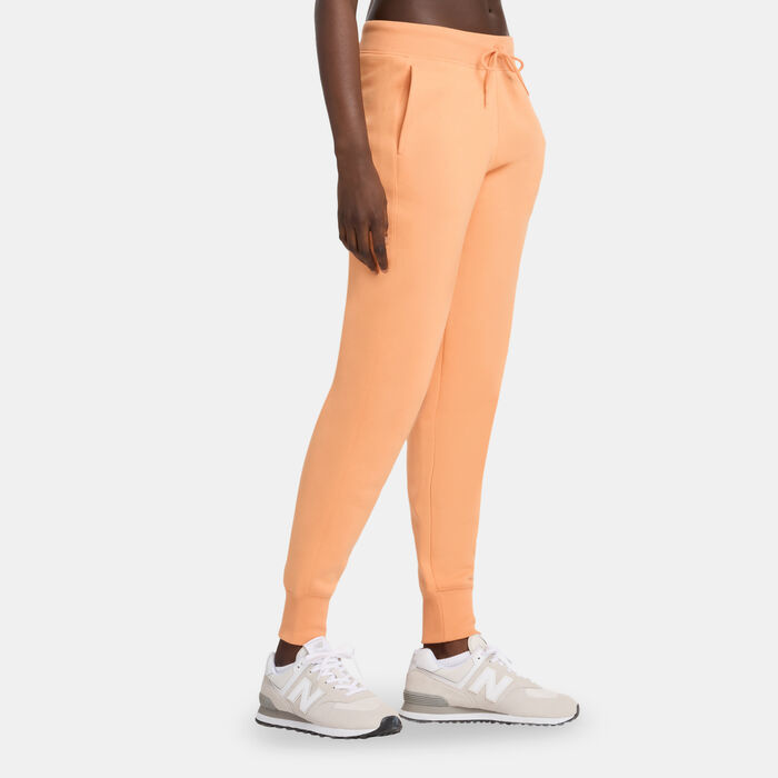 New Balance Women's Classic Core Fleece Pants Orange image number 2