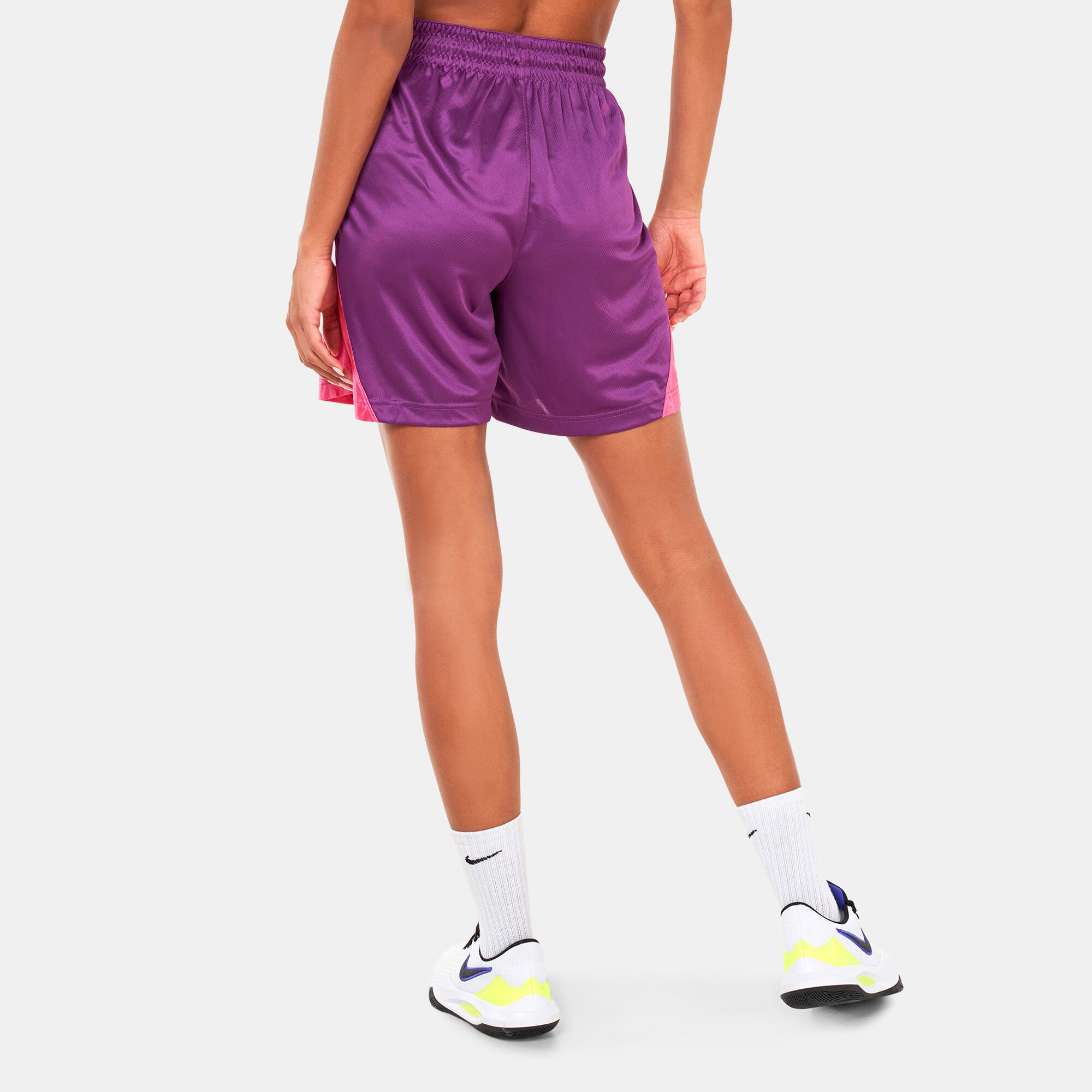 Buy Nike Women s Dri FIT ISoFly Basketball Shorts Purple in KSA SSS