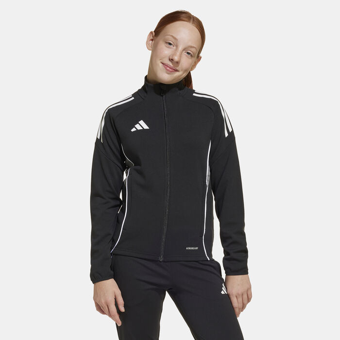 adidas Kids' Tiro 25 Competition Football Training Jacket Black image number 0
