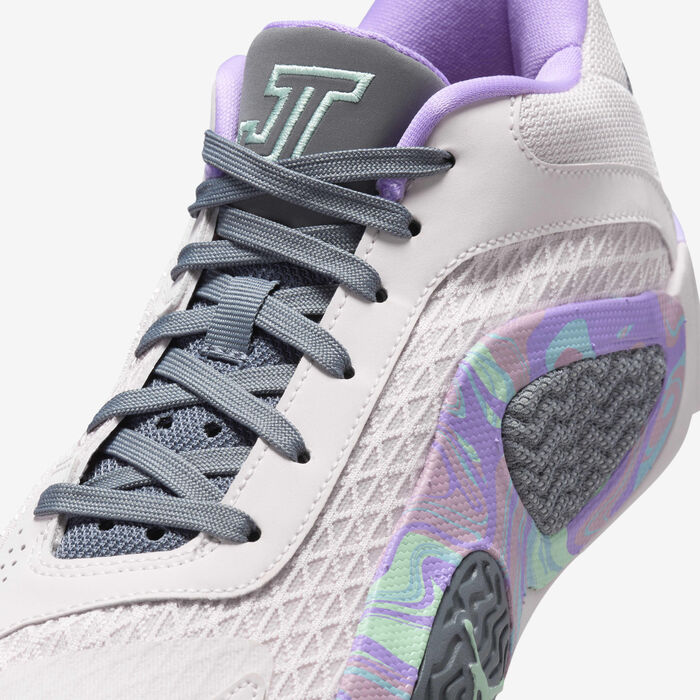 Jordan Kids' Tatum 2 Basketball Shoes Purple image number 6