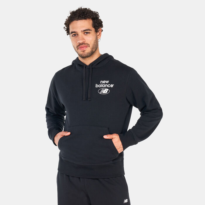 New Balance Men's Essentials Hoodie Black New Balance Men's Essentials Hoodie Black image number 0