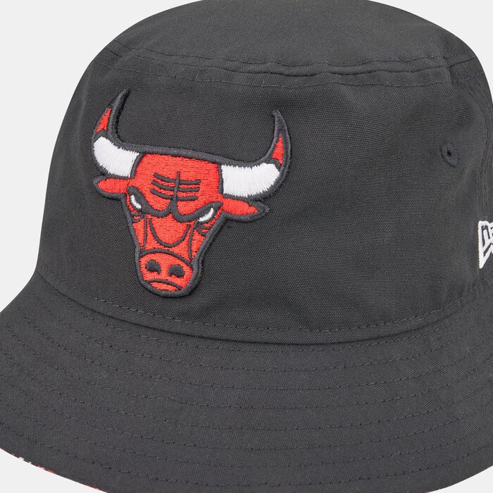 New Era Men's Chicago Bulls Print Infill Bucket Hat Black image number 2