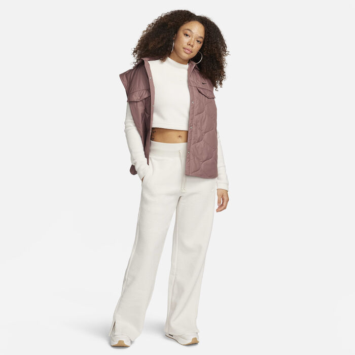 Nike Women's Sportswear Essential Gilet Green image number 5