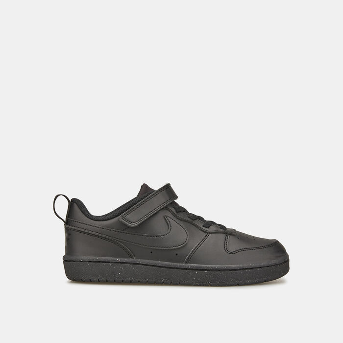 Nike Kids' Court Borough Low Recraft Shoes (Younger Kids) Black Nike Kids' Court Borough Low Recraft Shoes (Younger Kids) Black image number 0