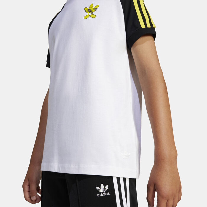 adidas Originals Kids' x Smiley World T-Shirt White image number 3