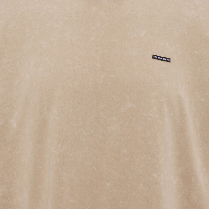 Under Armour Men's Heavyweight Logo T-Shirt White Under Armour Men's Heavyweight Logo T-Shirt White image number 2