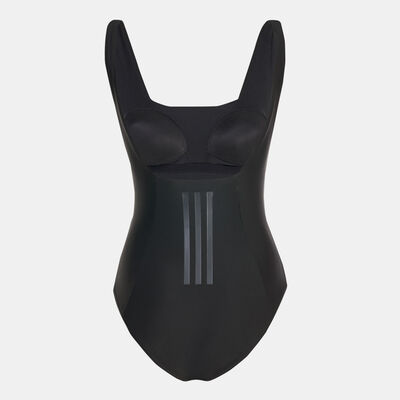 adidas Women's Iconisea Premium One-Piece Swimsuit Black adidas Women's Iconisea Premium One-Piece Swimsuit Black