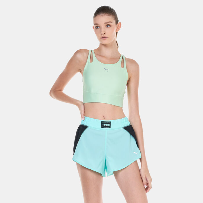 PUMA Women's RUN ULTRAFORM Cropped Running Tank Top Green image number 0