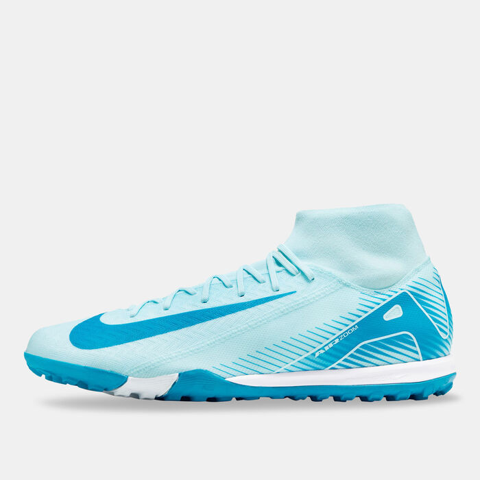 Nike Men's Mercurial Superfly 10 Academy Turf Ground Football Shoes Blue image number 1