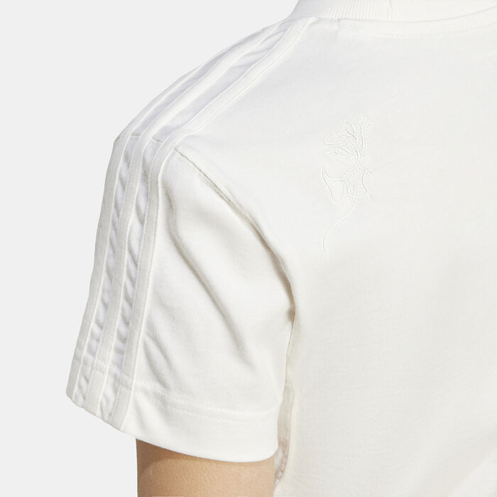 adidas Women's ALL SZN 3-Stripes T-Shirt White image number 4