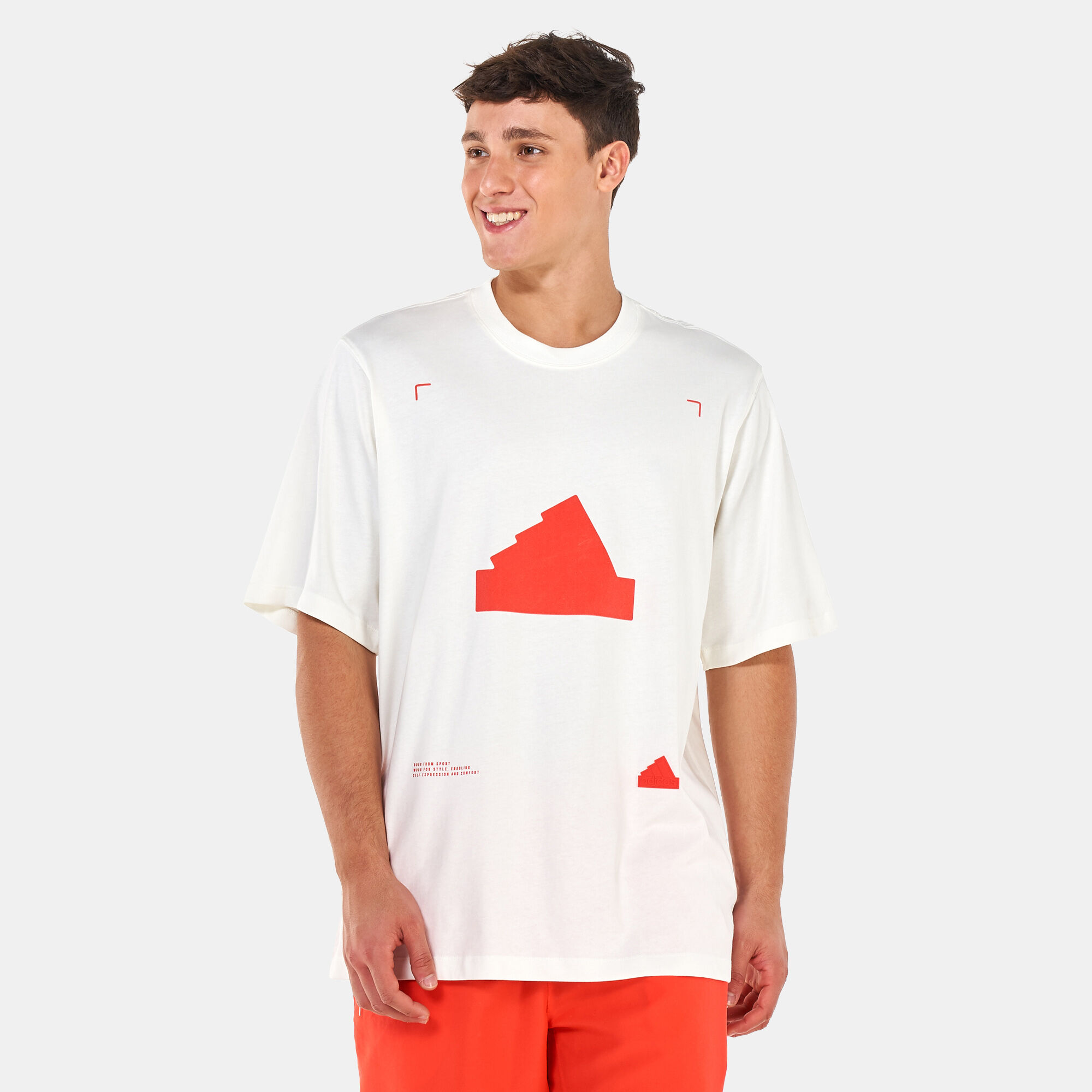 Adidas oversized t shirt hot sale mens