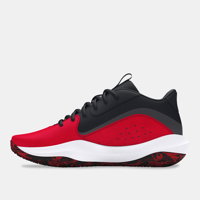Under Armour Lockdown 7 Basketball Shoes Red image number 2