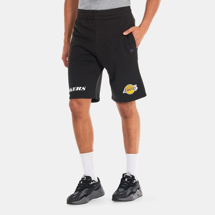 New Era Men's Los Angeles Lakers NBA Wordmark Shorts Black image number 0