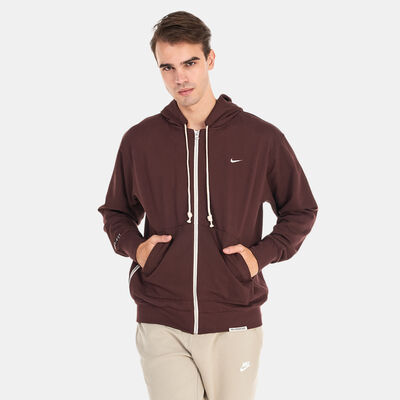 Nike Men's Dri-FIT Standard Issue Full-Zip Hoodie Brown
