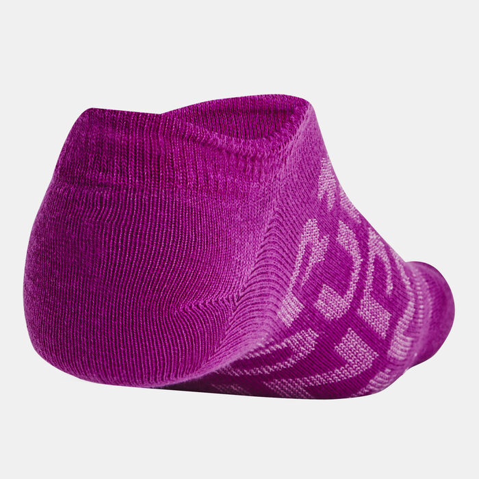 Under Armour Essential No-Show Socks (6 Pairs) Purple Under Armour Essential No-Show Socks (6 Pairs) Purple image number 1