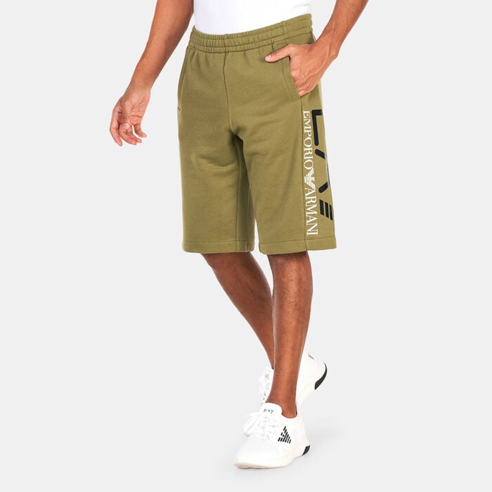 EA7 Emporio Armani Men's Big Logo Shorts Green EA7 Emporio Armani Men's Big Logo Shorts Green image number 0