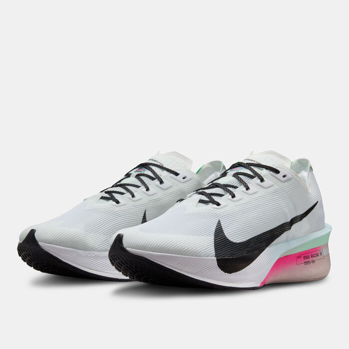 Nike Men's Vaporfly 4 Road Running Shoes White Nike Men's Vaporfly 4 Road Running Shoes White image number 1
