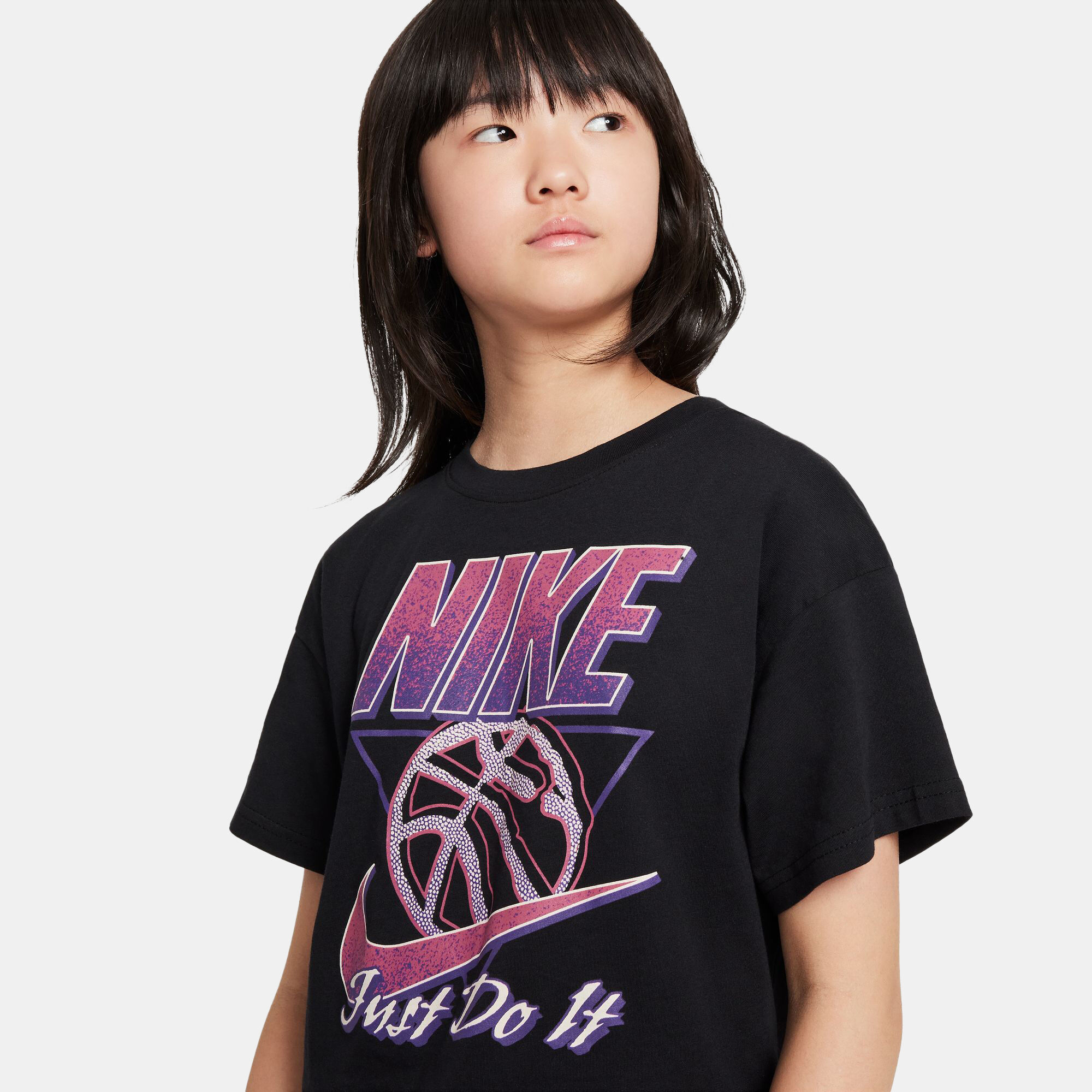 Purple nike just do it shirt on sale