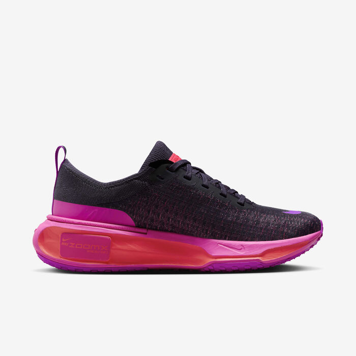 Nike Women's ZoomX Invincible 3 Road Running Shoes Purple Nike Women's ZoomX Invincible 3 Road Running Shoes Purple image number 2