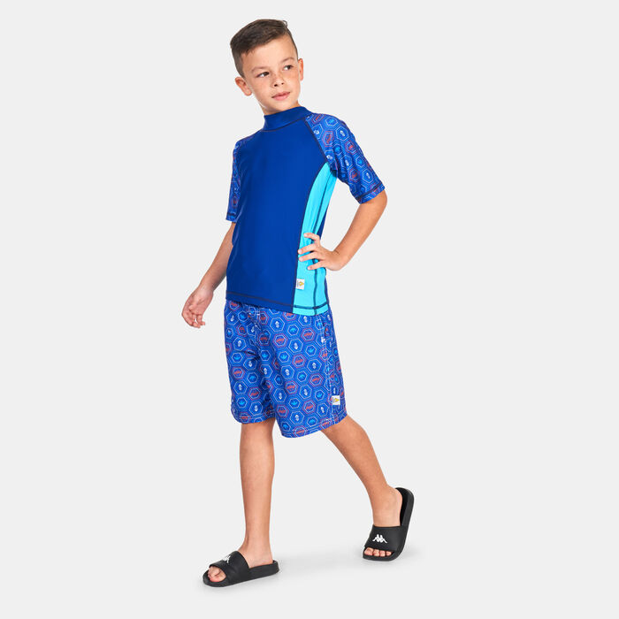 COEGA Kids' Aquaman Rashguard Red COEGA Kids' Aquaman Rashguard Red image number 2
