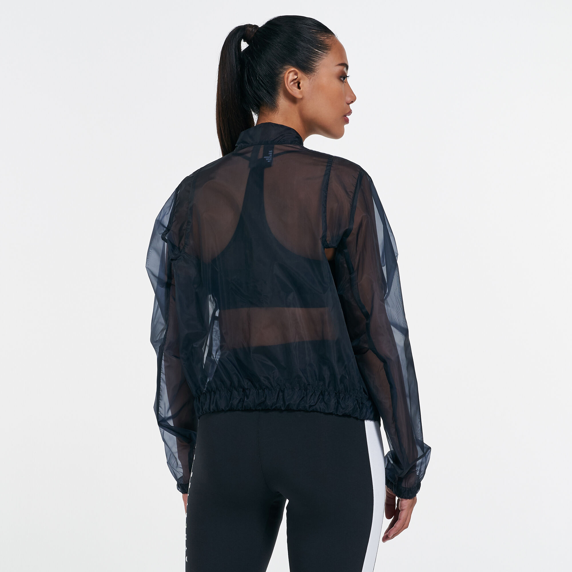 Transparent top jacket womens