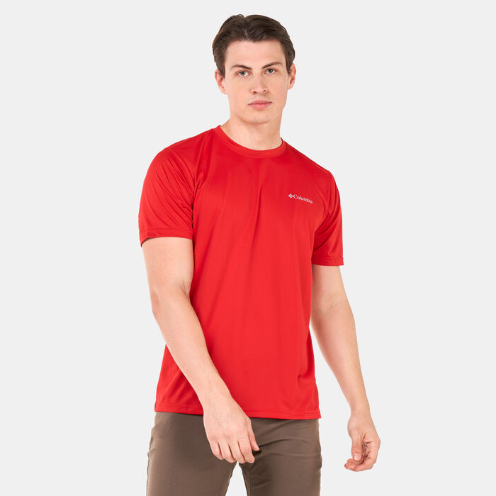 Columbia Men's Columbia Hike T-Shirt Red Columbia Men's Columbia Hike T-Shirt Red image number 0