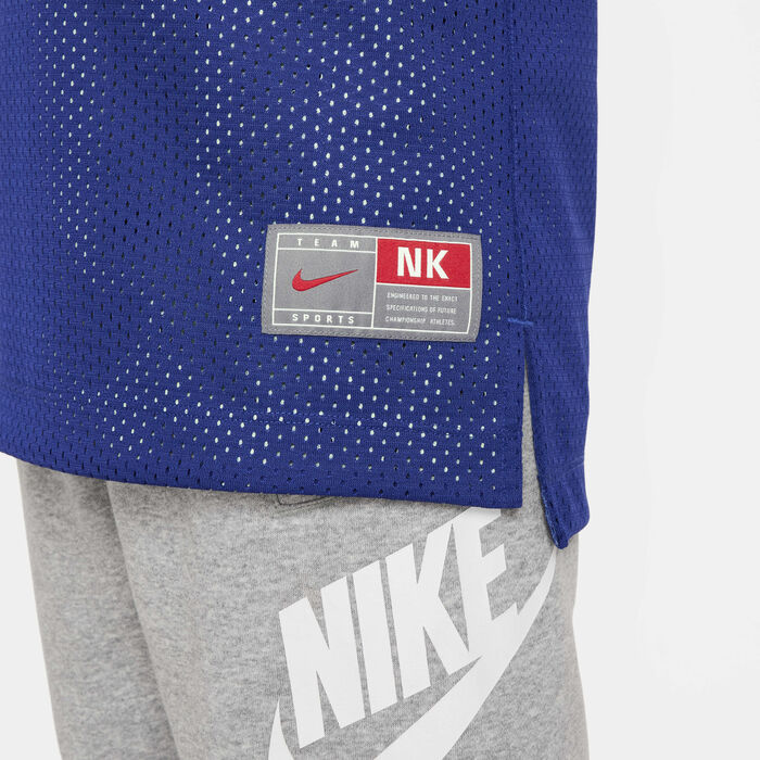 Nike Kids' Culture of Basketball Reversible Jersey Blue image number 4