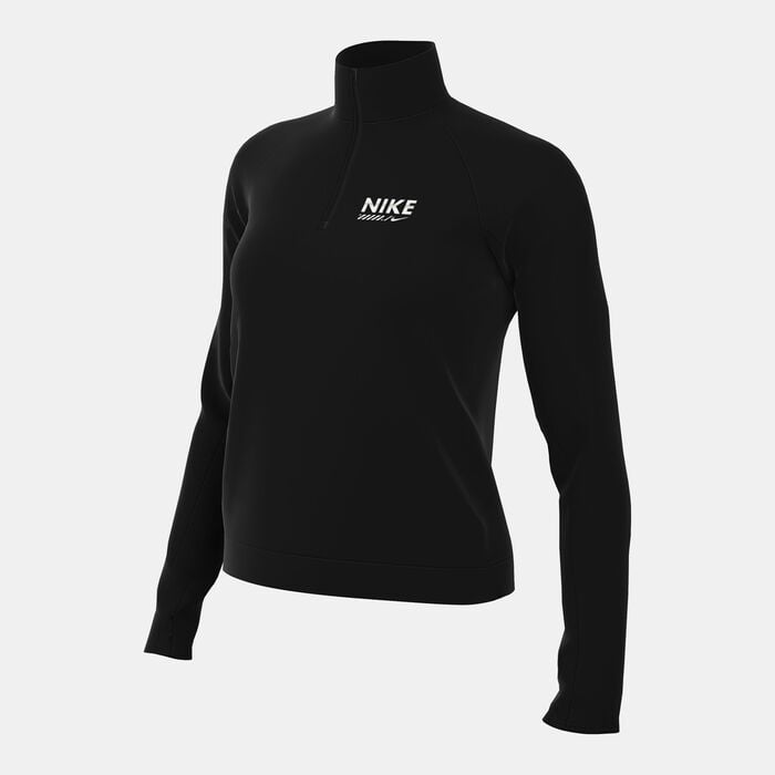 Nike Women's Pacer Dri-FIT Running Top Black Nike Women's Pacer Dri-FIT Running Top Black image number 0