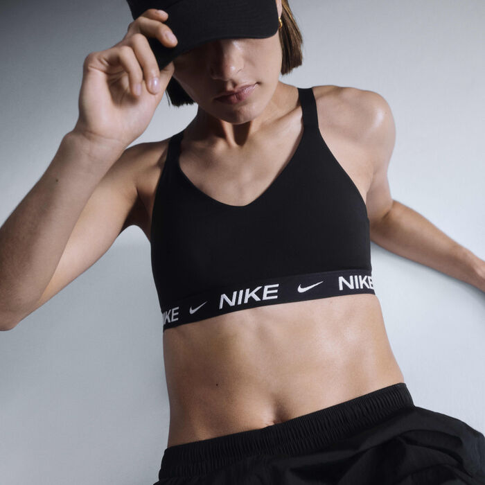 Nike Women's Indy Medium-Support Sports Bra Black Nike Women's Indy Medium-Support Sports Bra Black image number 1