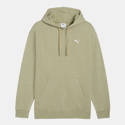 PUMA Men's Essentials Elevated Hoodie Green PUMA Men's Essentials Elevated Hoodie Green