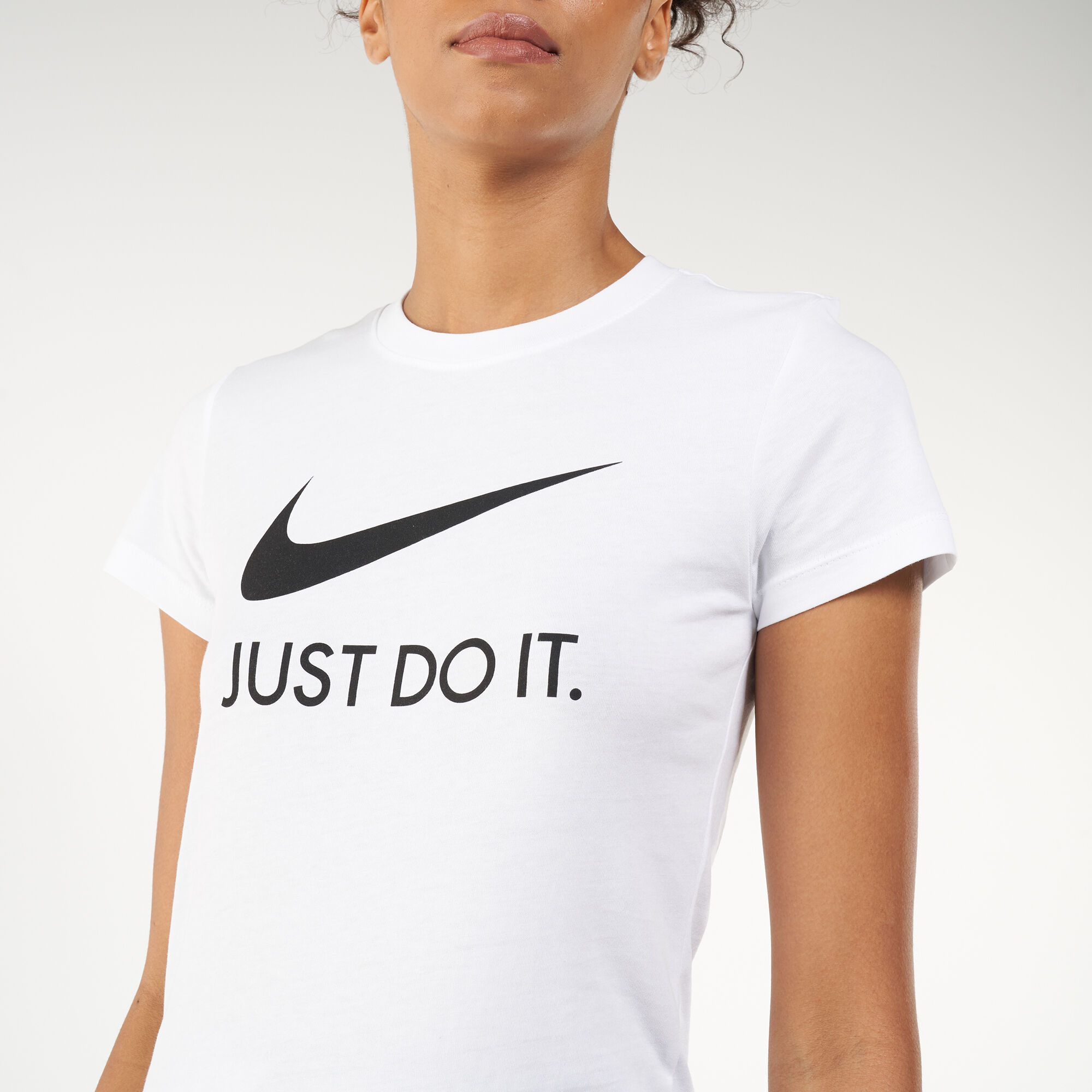 Women s Just Do It Slim T Shirt White Nike in KSA SSS