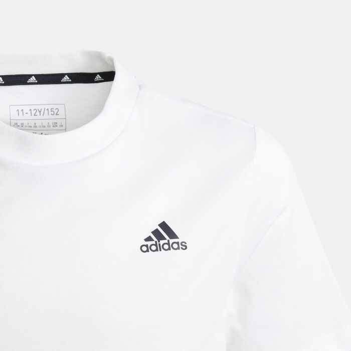 adidas Kids' Essentials Small Logo T-Shirt White adidas Kids' Essentials Small Logo T-Shirt White image number 2