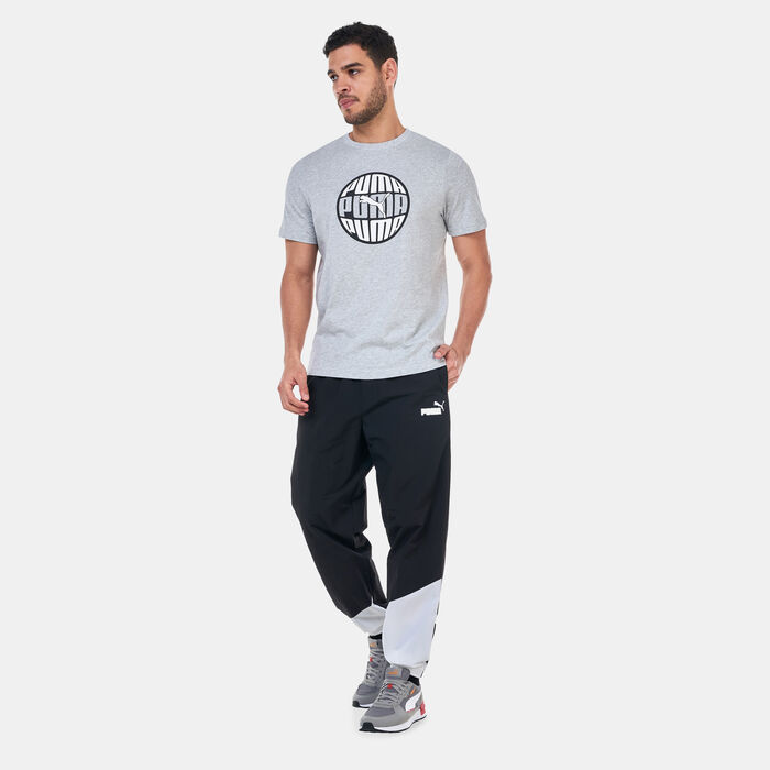 PUMA Men's Graphics Circular T-Shirt Grey PUMA Men's Graphics Circular T-Shirt Grey image number 2