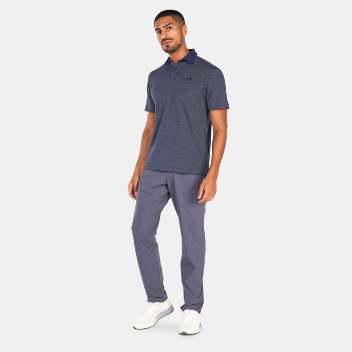 Under Armour Men's UA Tee To Green Printed Polo Shirt Blue Under Armour Men's UA Tee To Green Printed Polo Shirt Blue image number 2