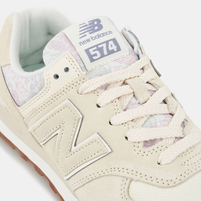 New Balance Women's 574 Shoe Beige image number 4