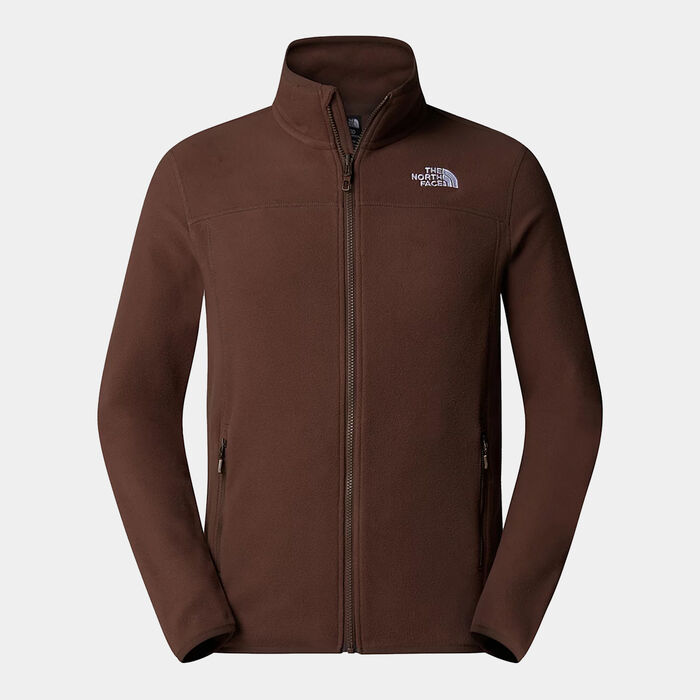 The North Face Men's 100 Glacier Fleece Full-Zip Jacket Brown The North Face Men's 100 Glacier Fleece Full-Zip Jacket Brown image number 0