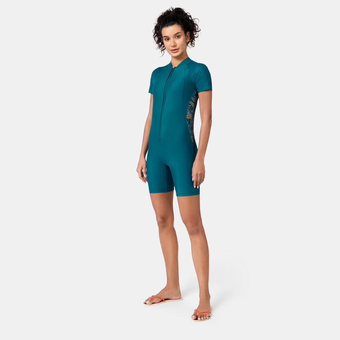 COEGA Women's Slim-Kini One-Piece Swimsuit Green COEGA Women's Slim-Kini One-Piece Swimsuit Green image number 0