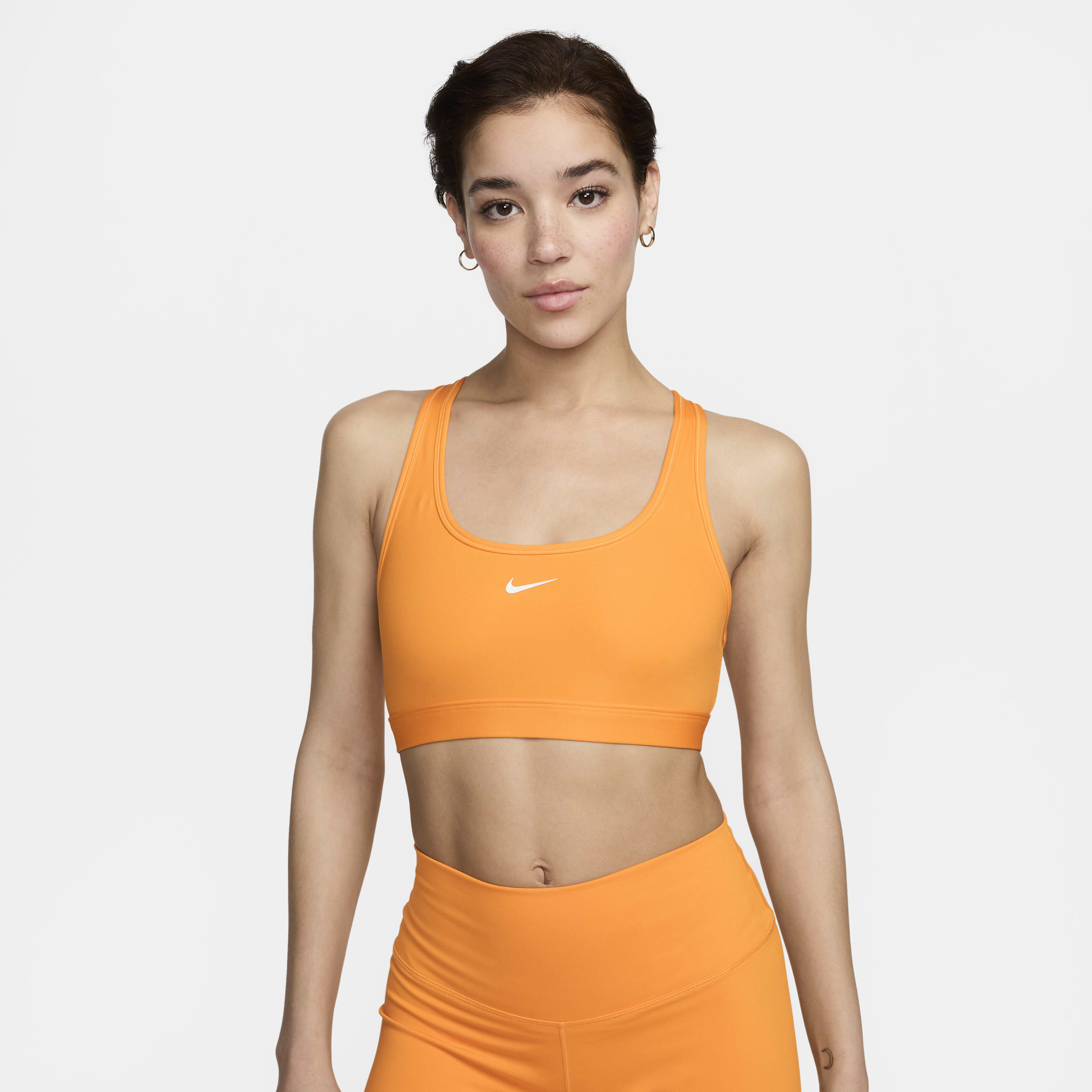 Nike orange bra best sale