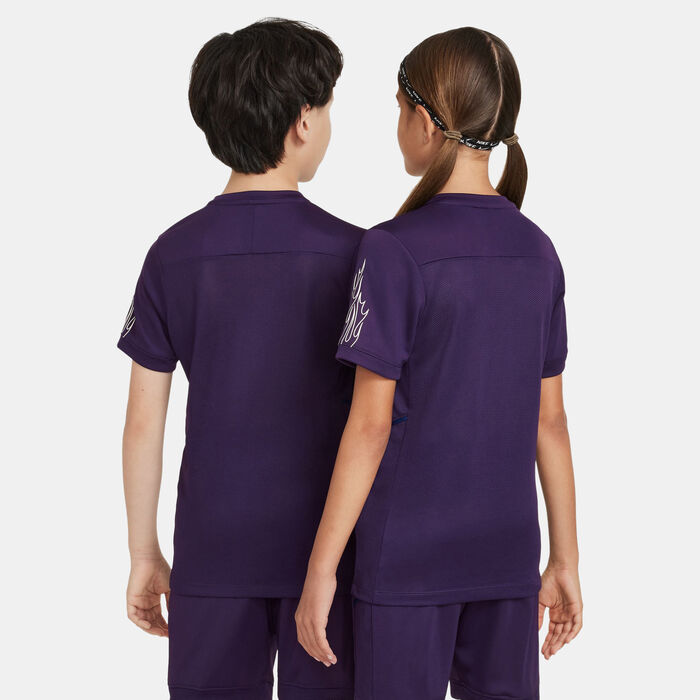 Nike Kids' Kylian Mbappe Dri-FIT Academy25 Football Top Purple Nike Kids' Kylian Mbappe Dri-FIT Academy25 Football Top Purple image number 1