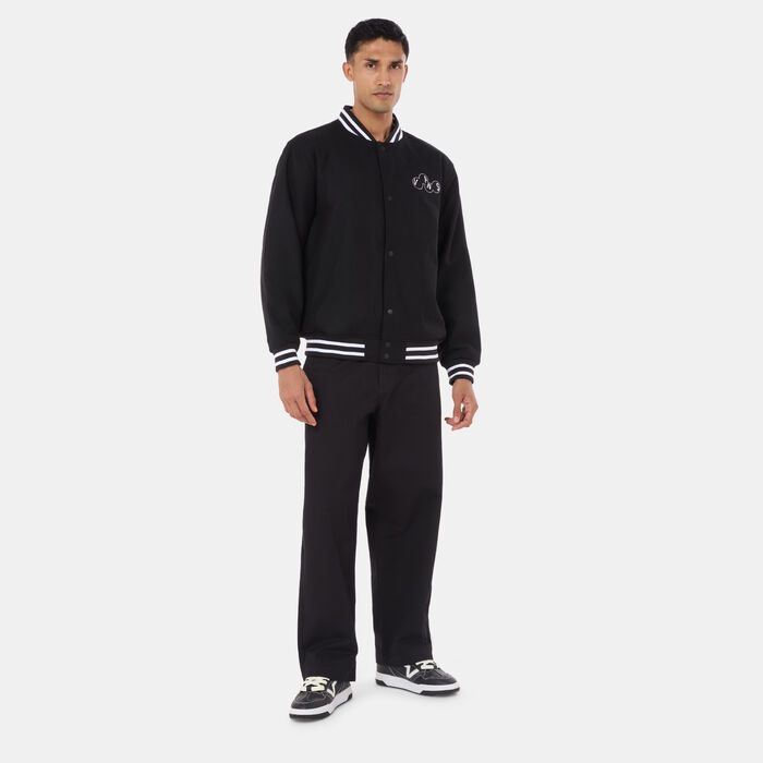 Vans Men's Scuttle Baseball Jacket Black image number 2
