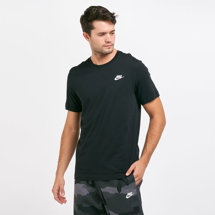 Nike Men's Sportswear Club T-Shirt Black Nike Men's Sportswear Club T-Shirt Black image number 0
