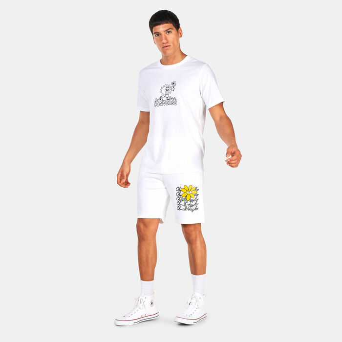 Converse Men's Hand Drawn Sun T-Shirt White Converse Men's Hand Drawn Sun T-Shirt White image number 2