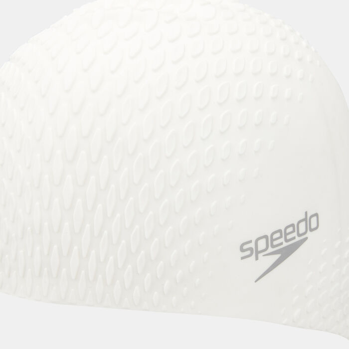Speedo Bubble Active + Swimming Cap White image number 2