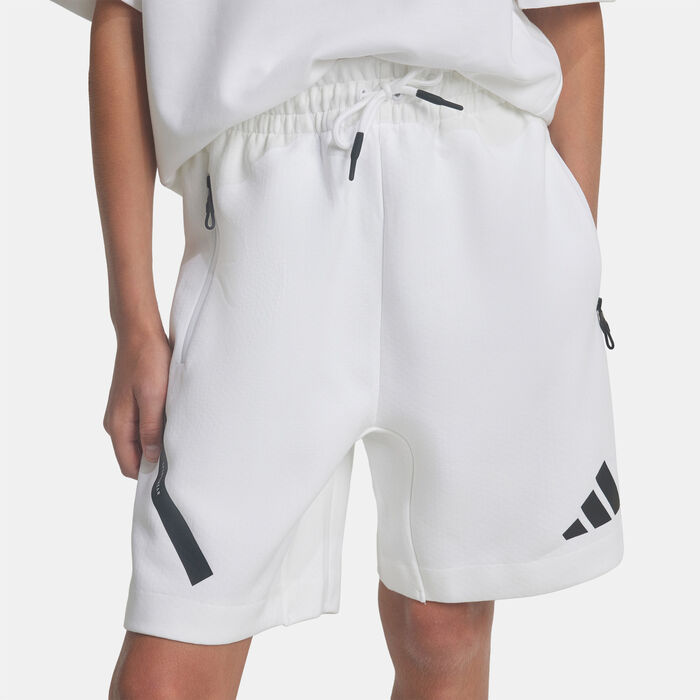 adidas Kids' Z.N.E. Shorts White image number 4