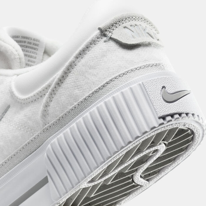 Nike Women's Court Legacy Lift Shoes White Nike Women's Court Legacy Lift Shoes White image number 5